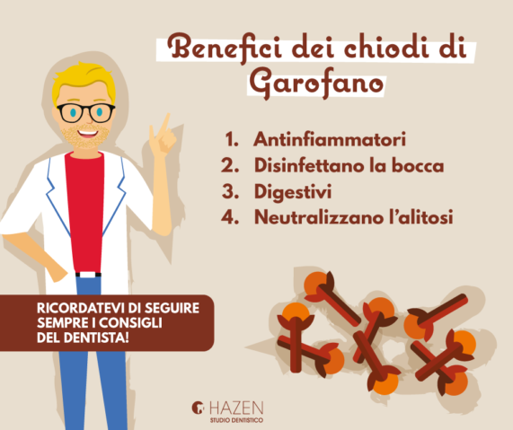 benefici chiodi garofano